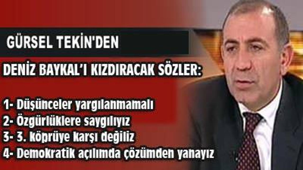 CHP'li Tekin'den Baykal'ı kızdıracak sözler