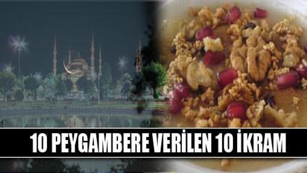 10 peygambere verilen 10 ikram