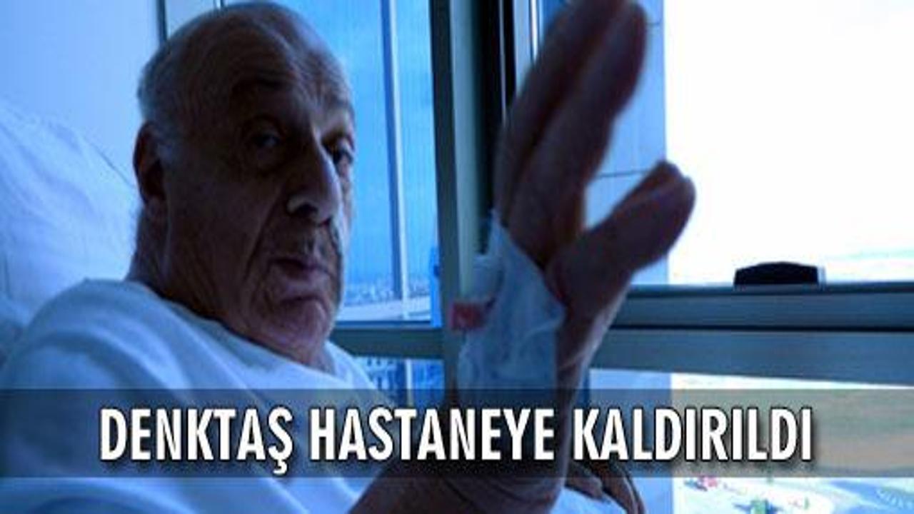 Denktaş hastaneye kaldırıldı