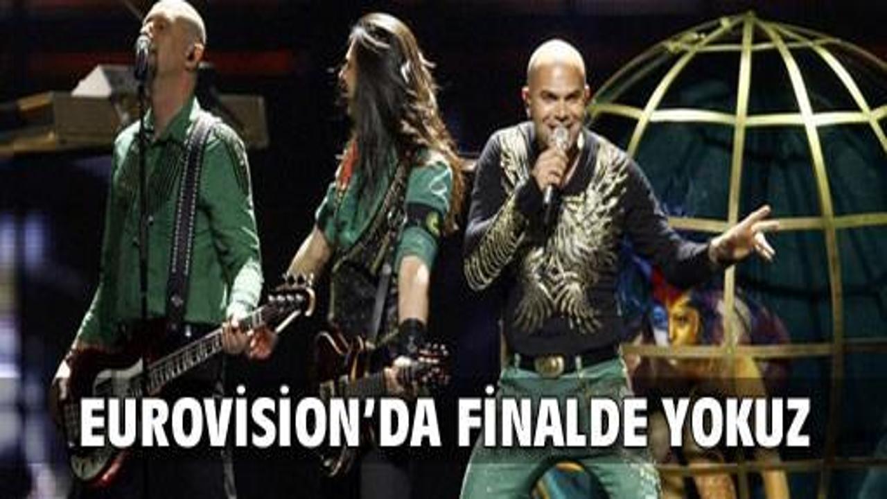 Eurovision'da şok! Türkiye elendi