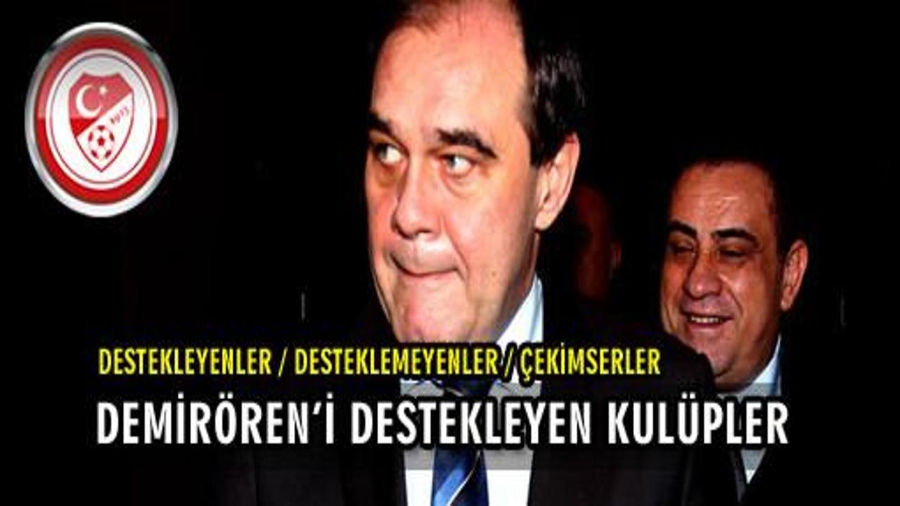 Demir&ouml;ren'i hangi kul&uuml;pler destekliyor?