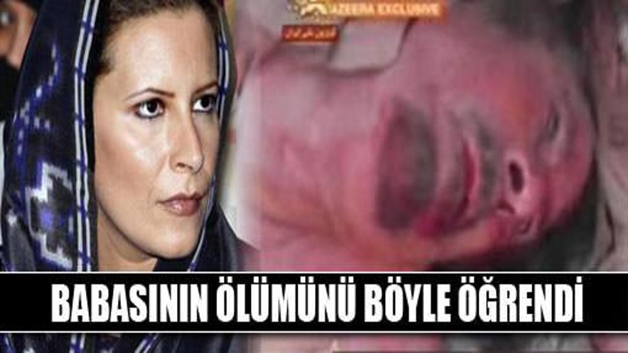 Kaddafi'nin kızı linçi böyle öğrendi