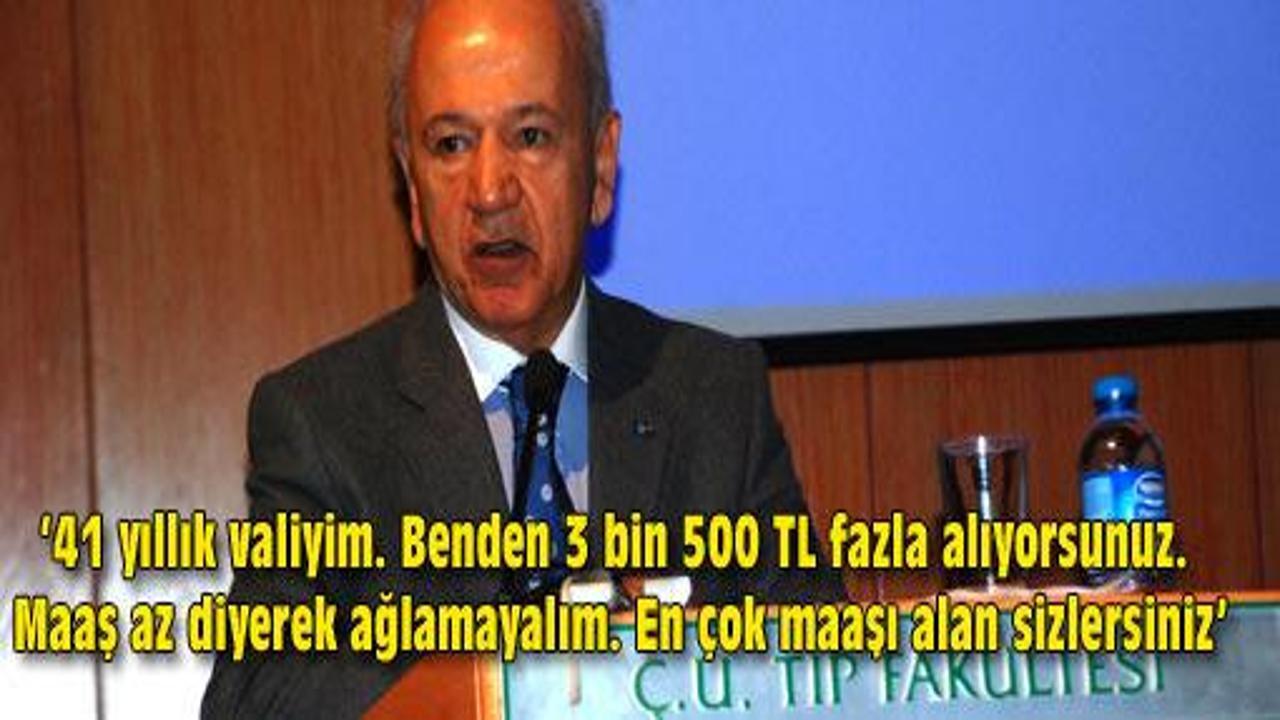 Vali İlhan Atış'tan doktora maaş sitemi