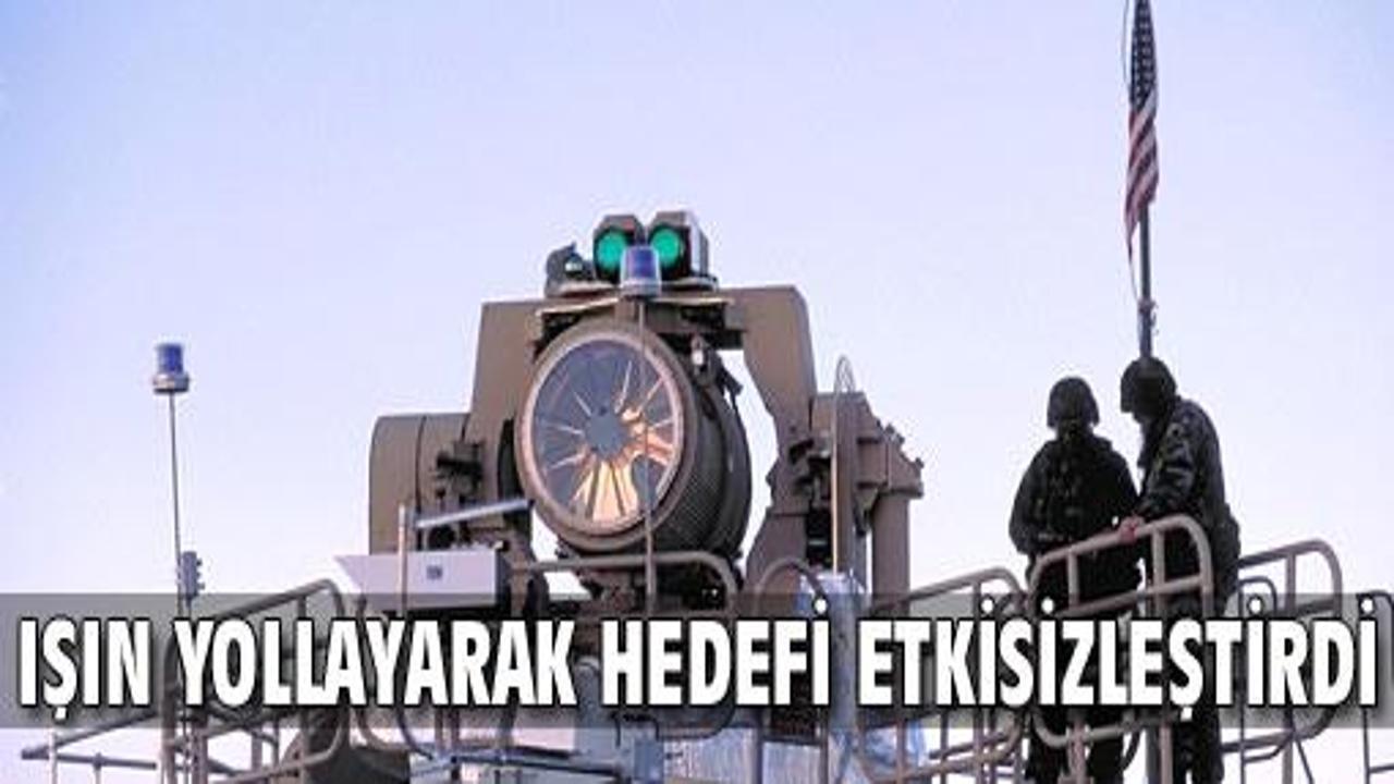 ABD donanması denizde lazer silah denedi