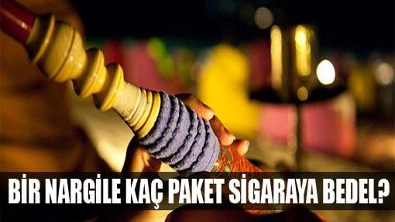 Bir nargilere kaç paket sigaraya bedel