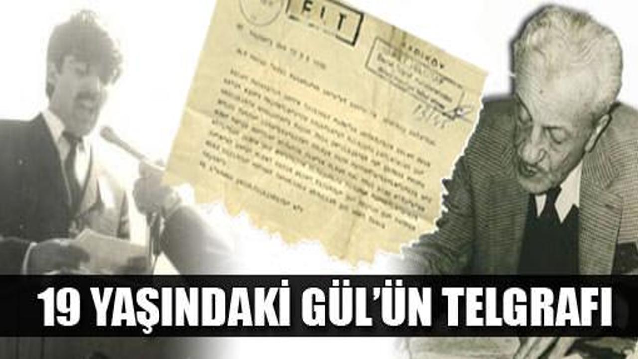 Gül'ün Necip Fazıl'a yazdığı mektup