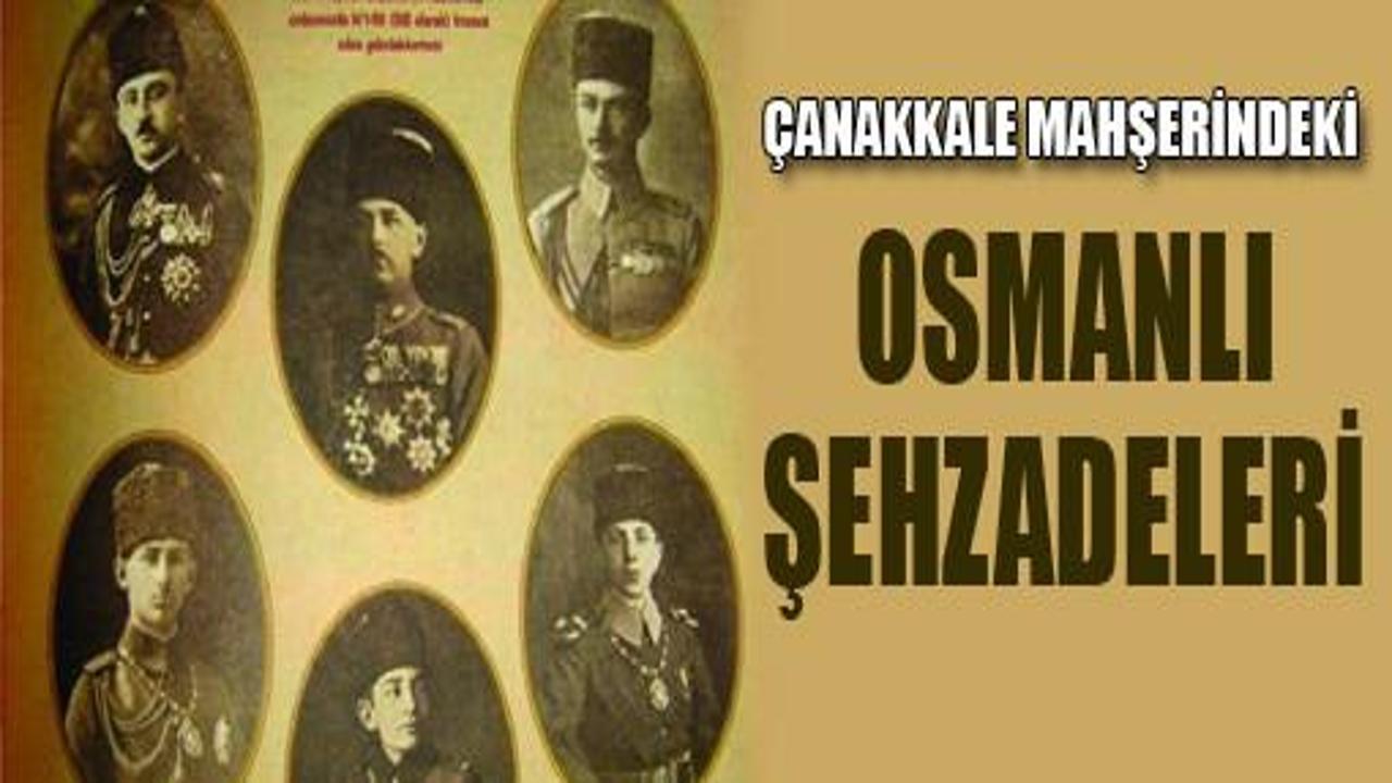 Çanakkale savaşındaki Osmanlı şehzadeleri