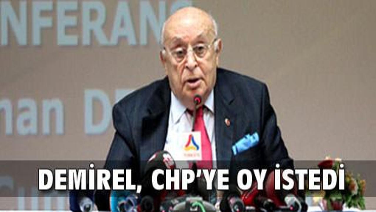 Demirel, CHP'ye destek istedi