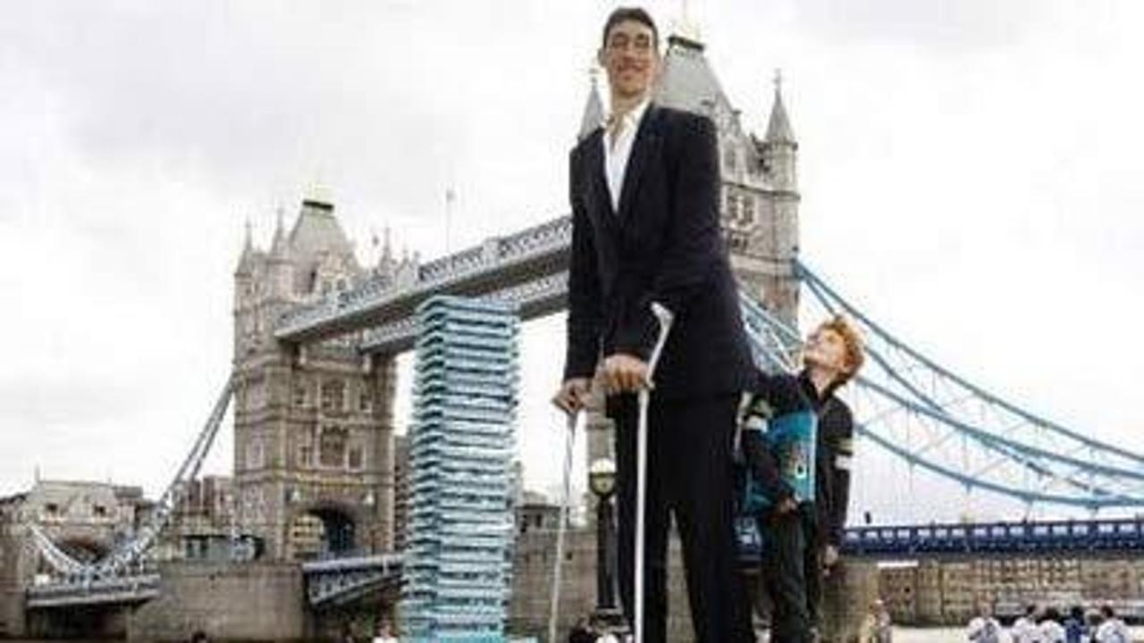 Dünyanın en uzun insanı artık bir Türk