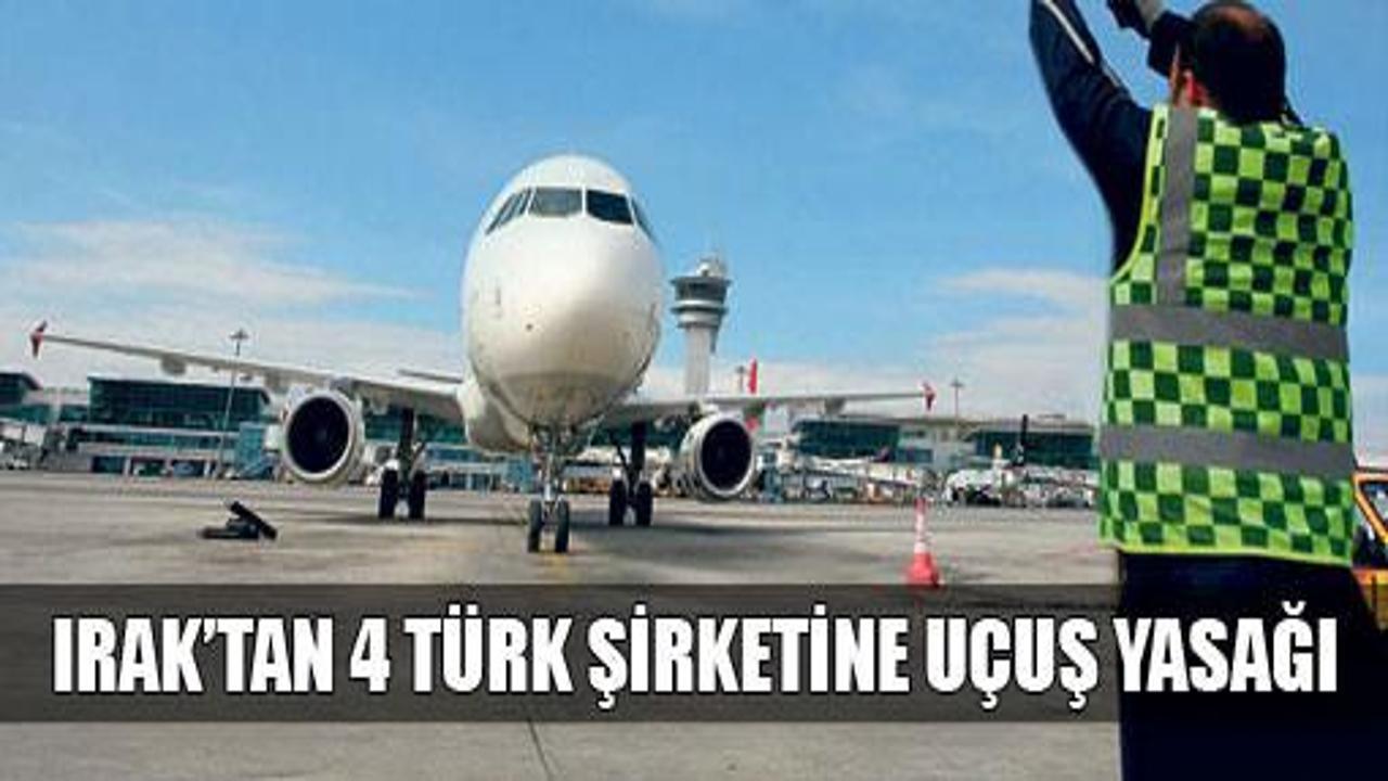 Irak'tan Türk havayolu şirketlerine yasak