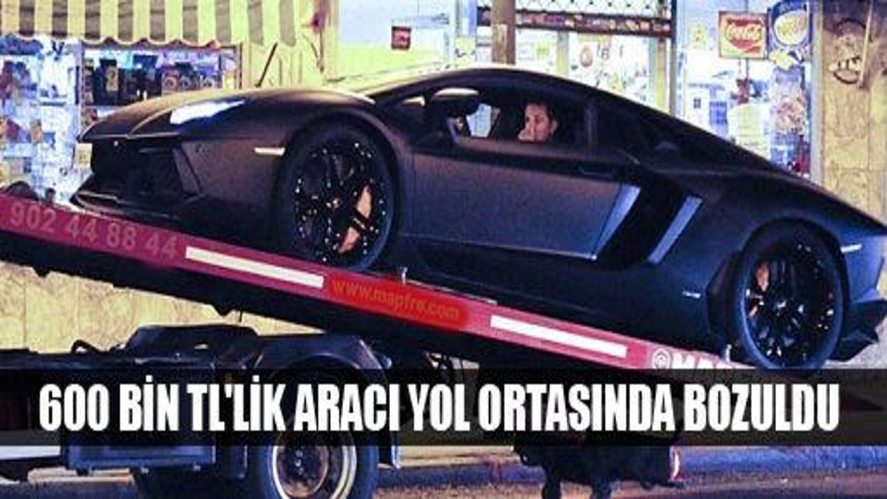 Ronaldo lüks aracı ile yolda kaldı