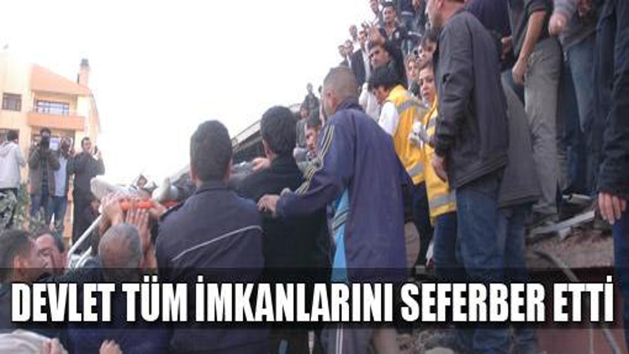 Devlet tüm imkanını Van için seferber etti