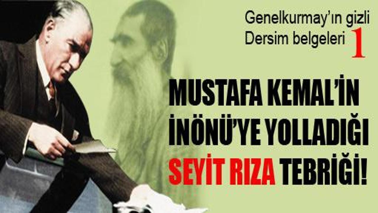 'Dersim Harekatı emri Fevzi Çakmak'tan'