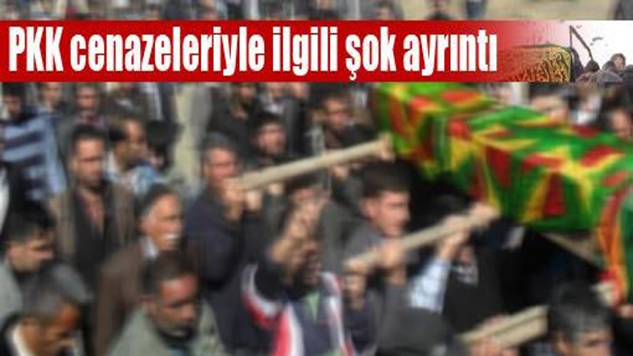 PKK cenazeleriyle ilgili şok ayrıntı