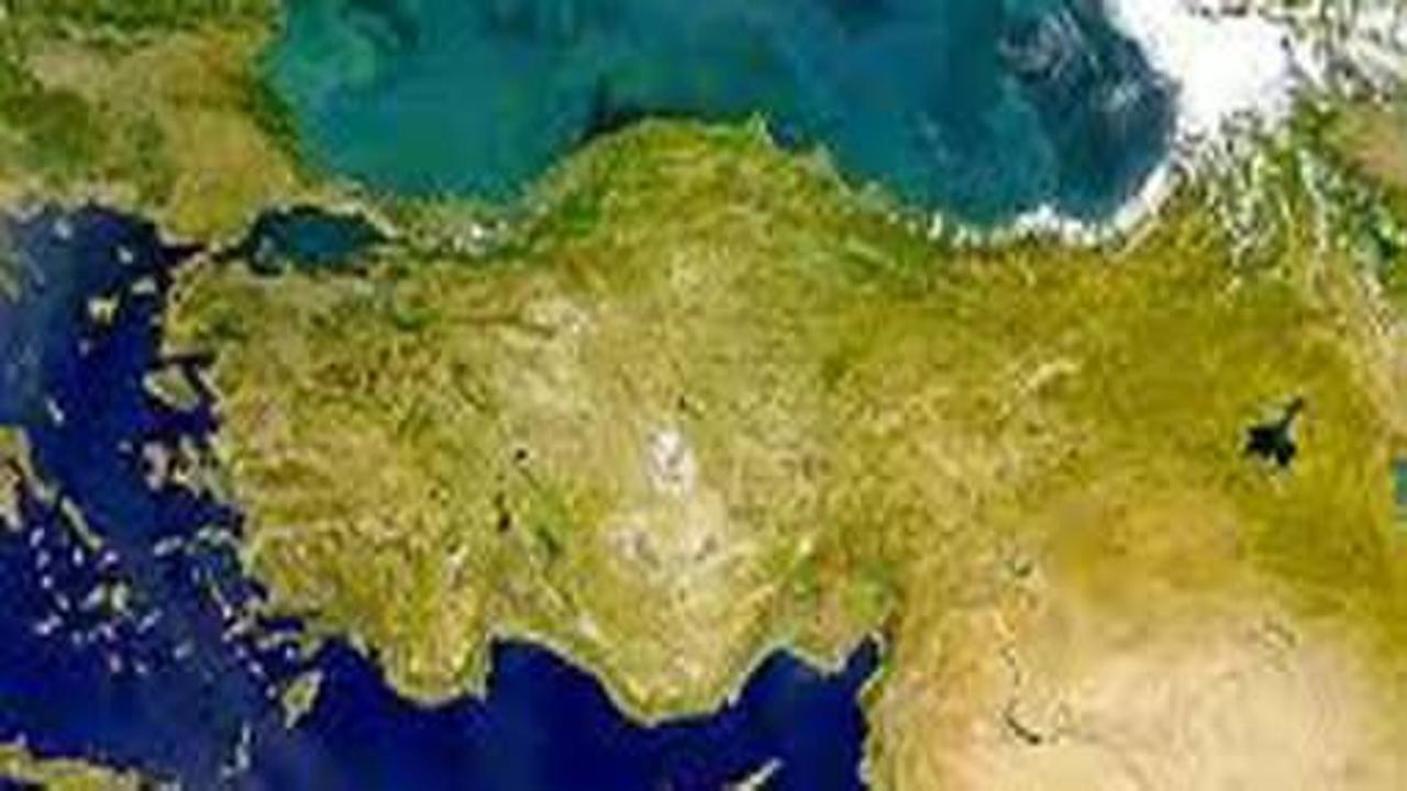 Türkiye uzaydan nasıl görünüyor?