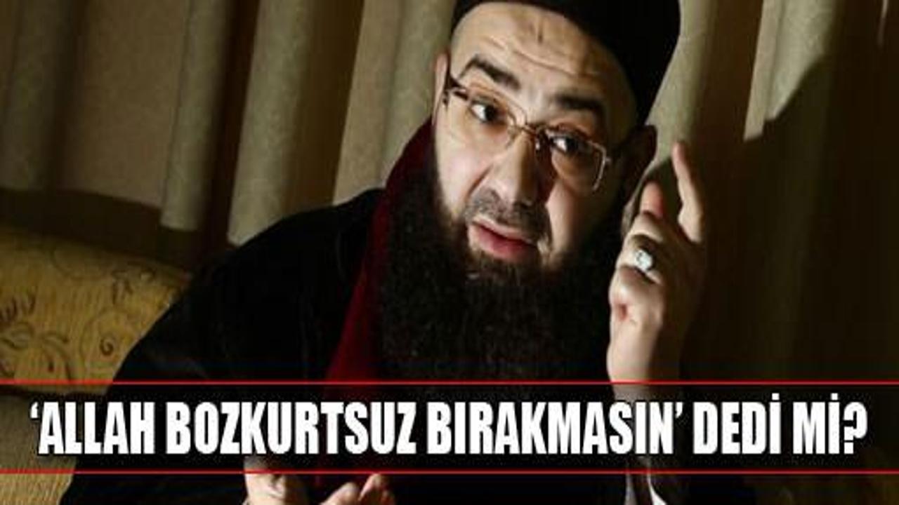 Cübbeli Bozkurt'u yalanladı