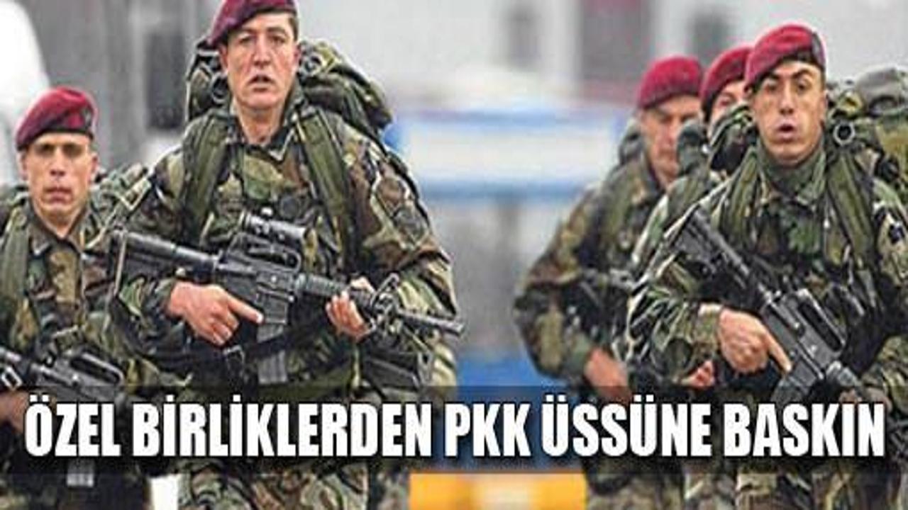 Özel birliklerden PKK üssüne baskın
