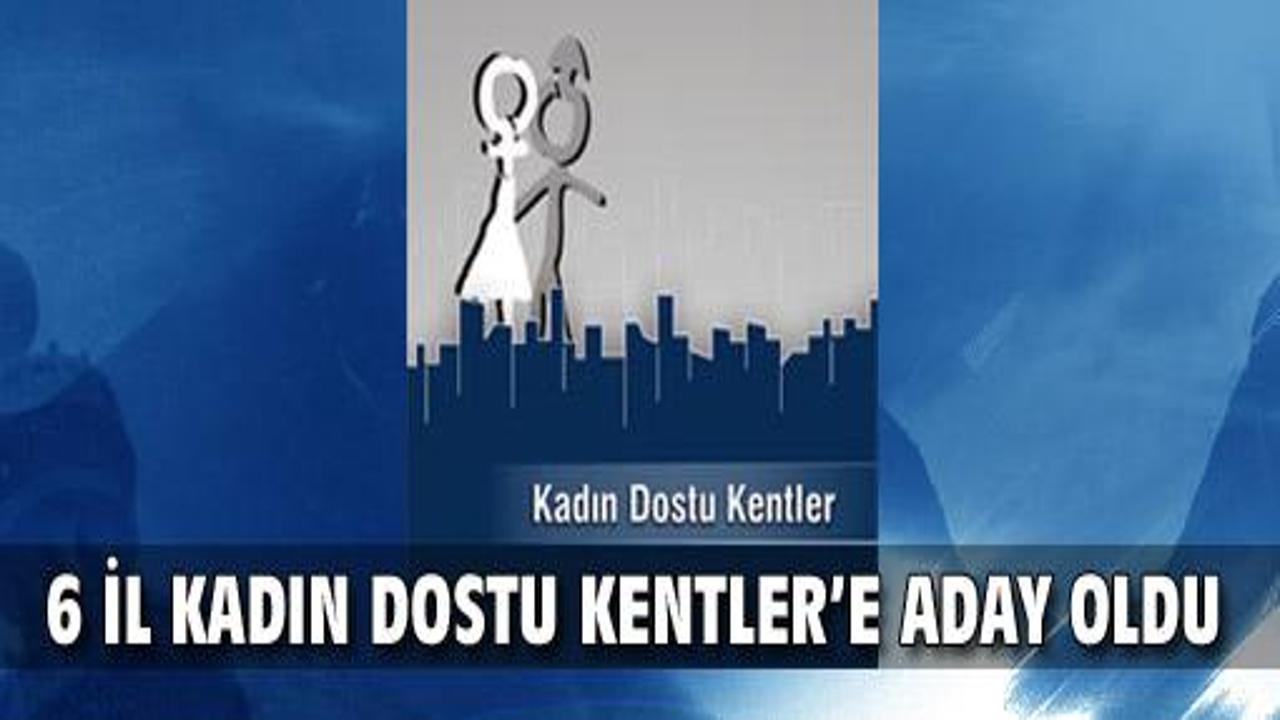 6 ilimiz Kadın Dostu Kentler'e aday