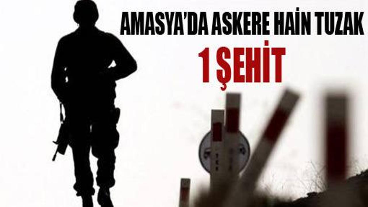 Amasya'da mayın patladı: 1 asker şehit