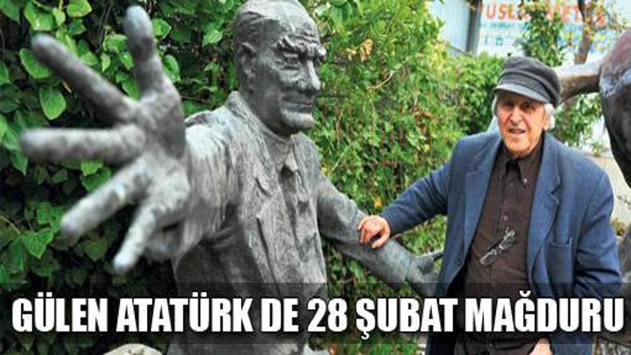 Gülümseyen Atatürk de mağdur edildi!