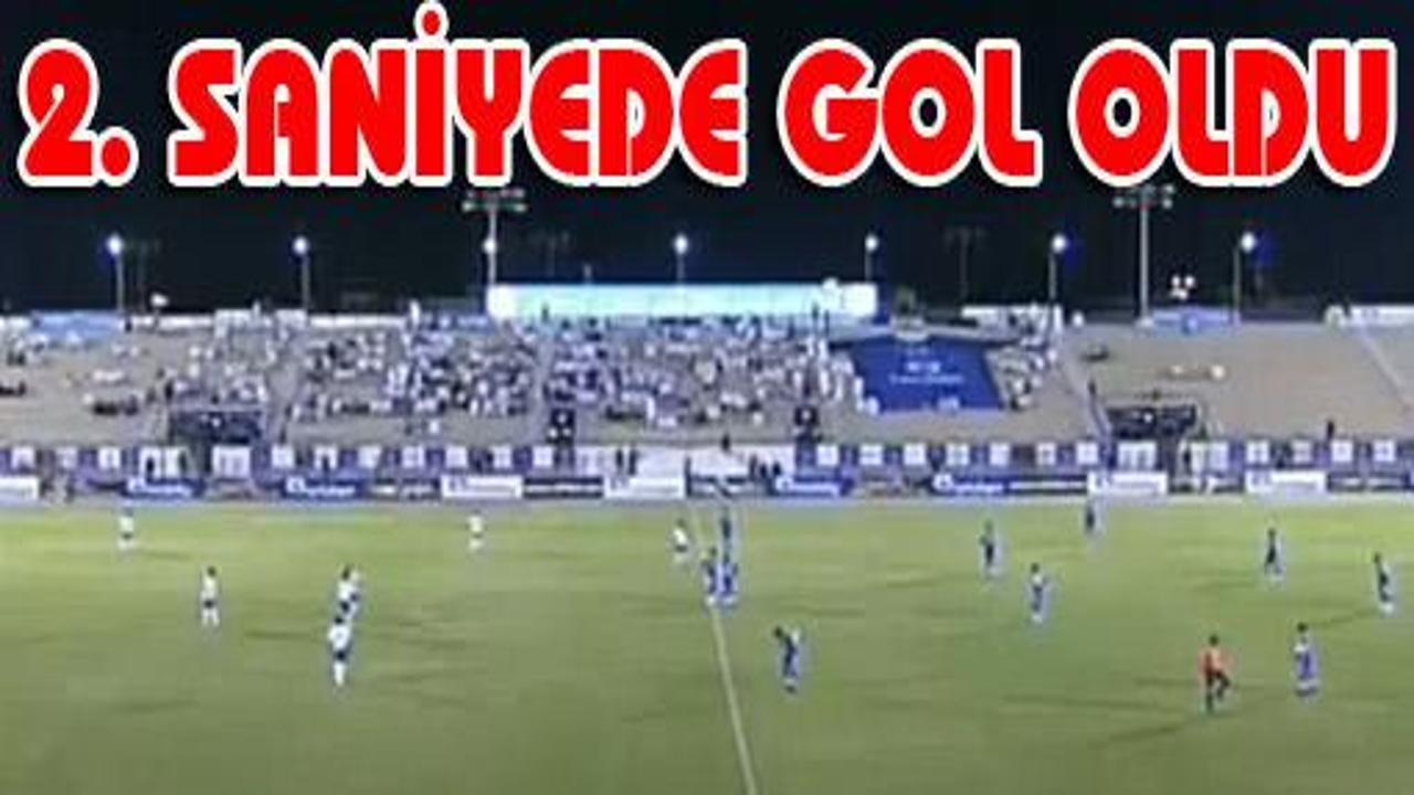 Futbol tarihinin en hızlı golü! VİDEO