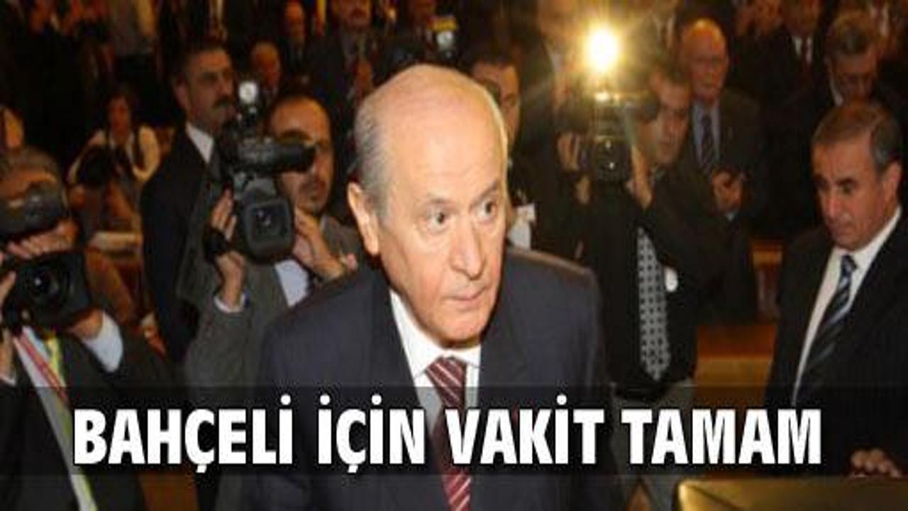 Bahçeli için verilen süre doldu