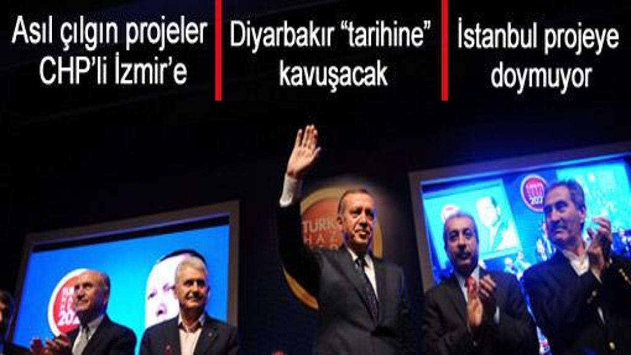 Erdoğan yeni çılgın projeleri açıkladı