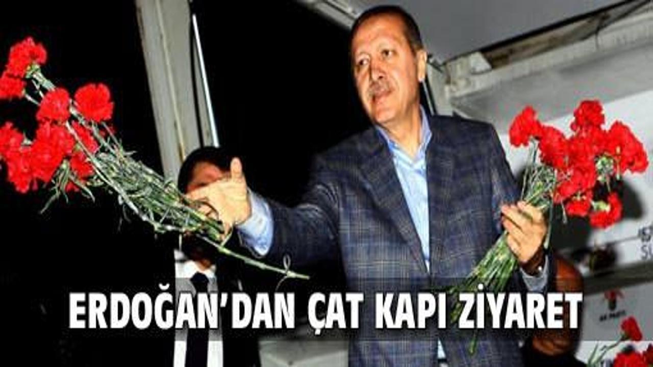 Erdoğan'dan çat kapı ziyaret