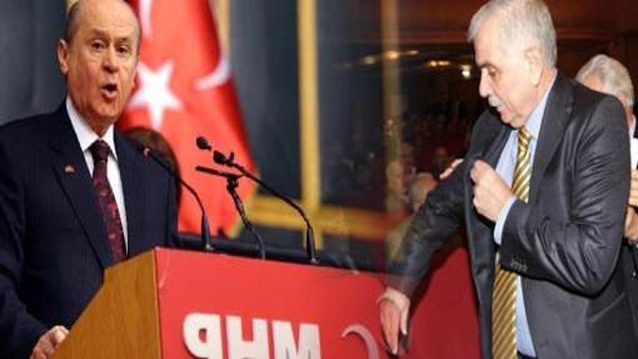 MHP'li üyeden, Bahçeli'ye istifa resti