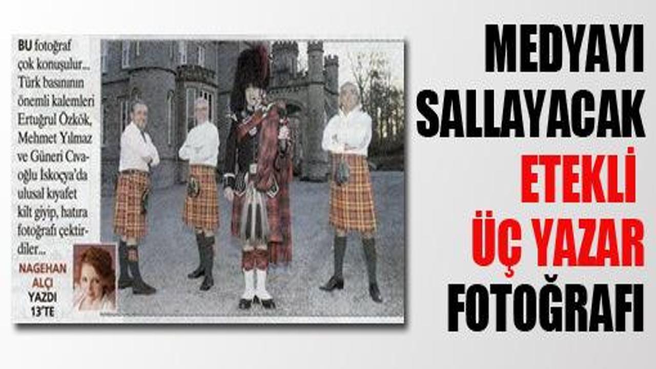Özkök'ün etekli fotoğrafını yayınladı!