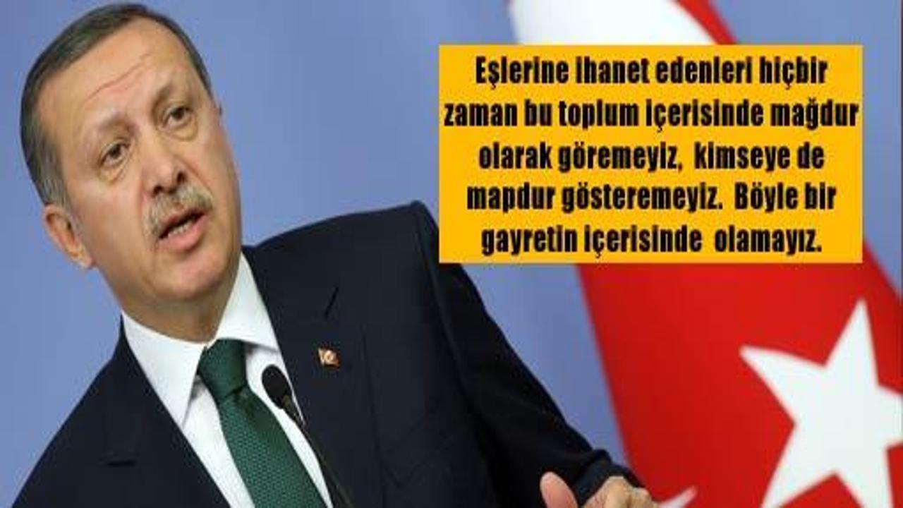 Erdoğan'dan Baykal'a "eşe ihanet" tepkisi