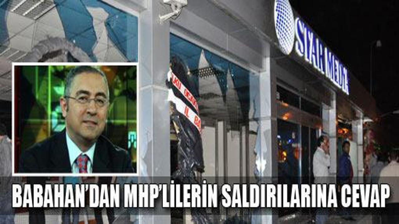 Babahan'dan MHP'lilerin saldırısına cevap
