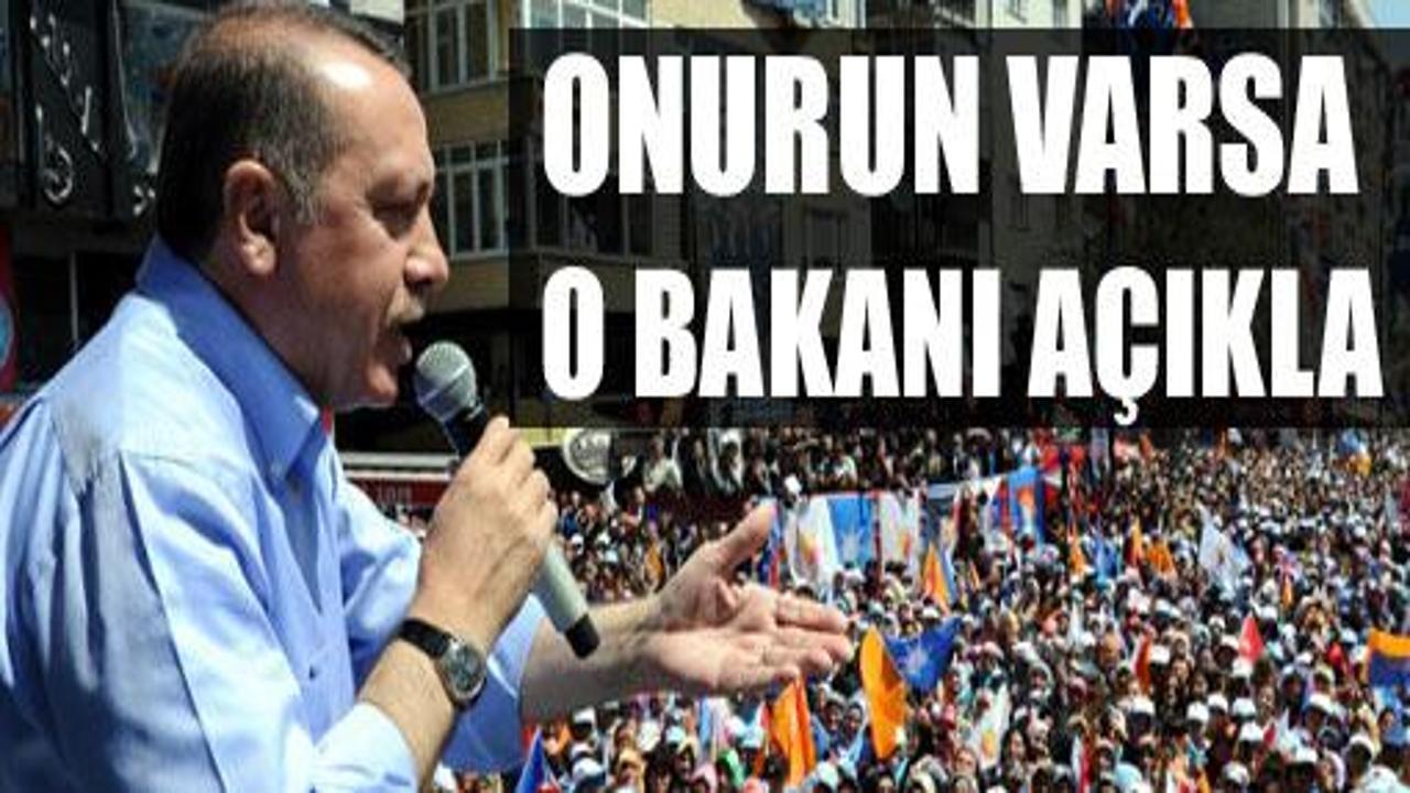 Erdoğan: O bakanı görevden alırım