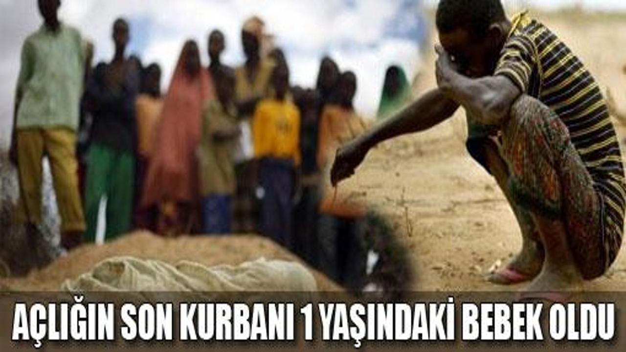 Somali'de açlığın son kurbanı bir bebek