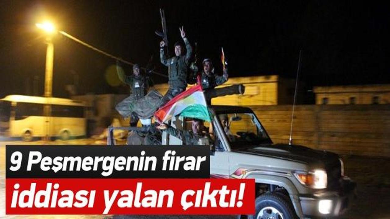 9 Peşmergenin firar iddiası asılsız &ccedil;ıktı