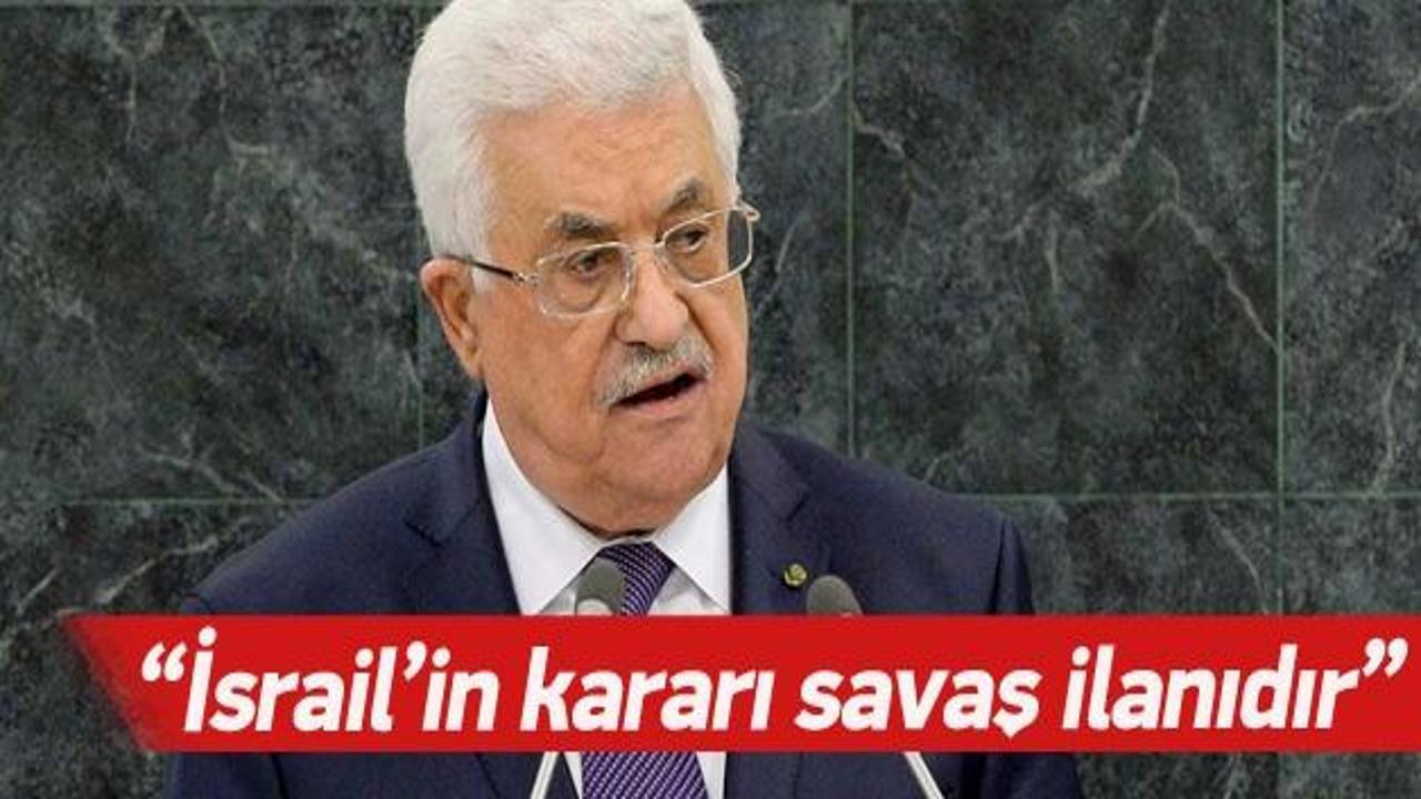 Abbas: Mescid-i Aksa’nın kapatılması savaş ilanı