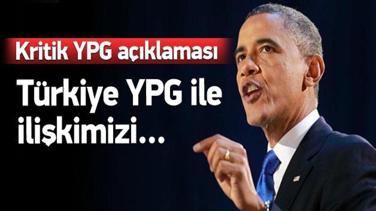 ABD'den kritik YPG açıklaması