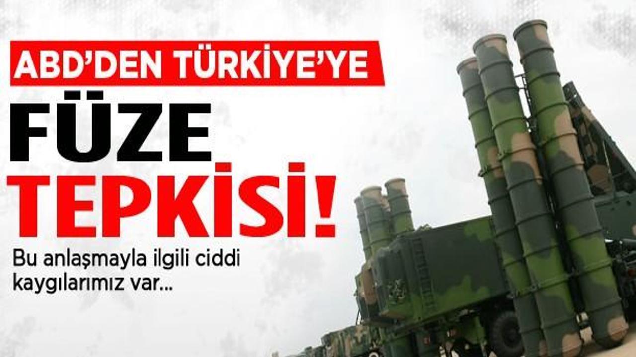 ABD'den Türkiye'nin füze savunmasına itiraz
