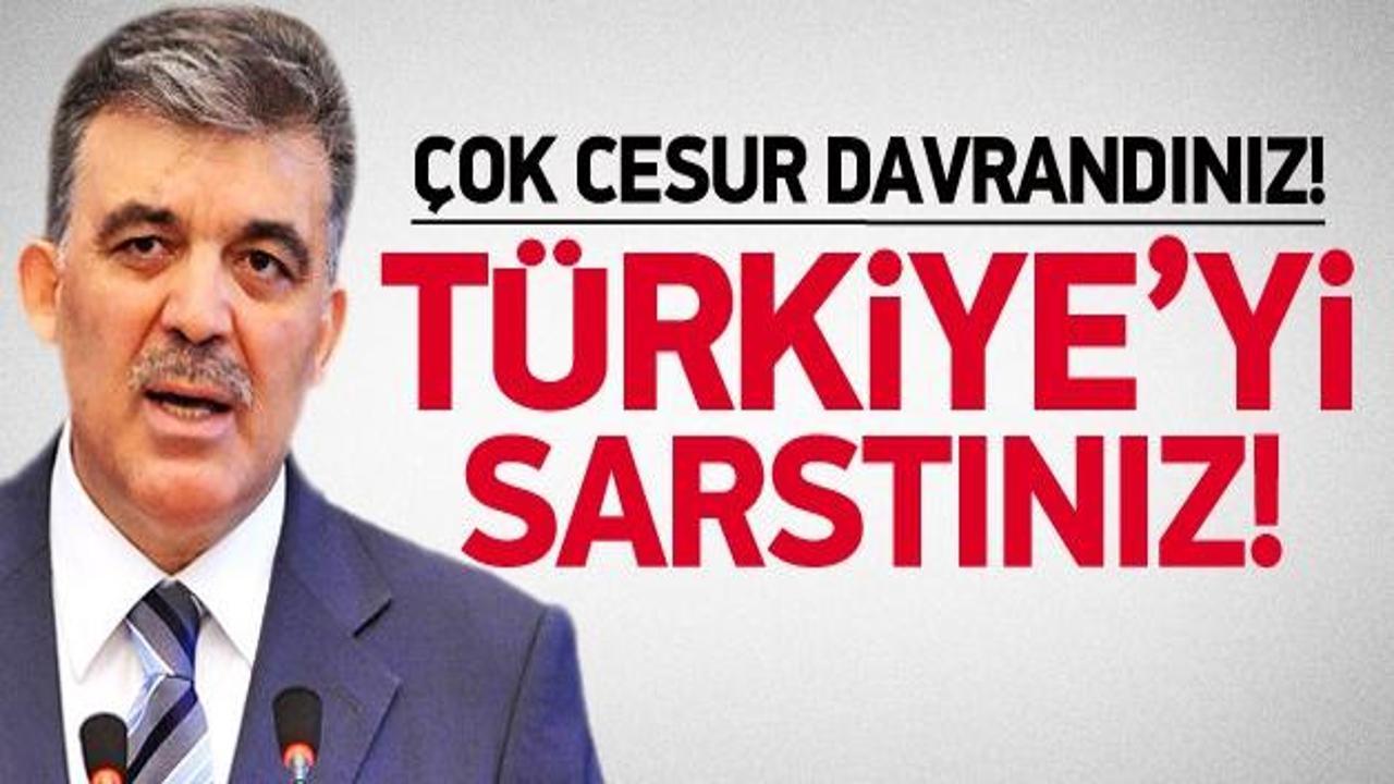 Abdullah G&uuml;l, acılı anneleri kabul etti