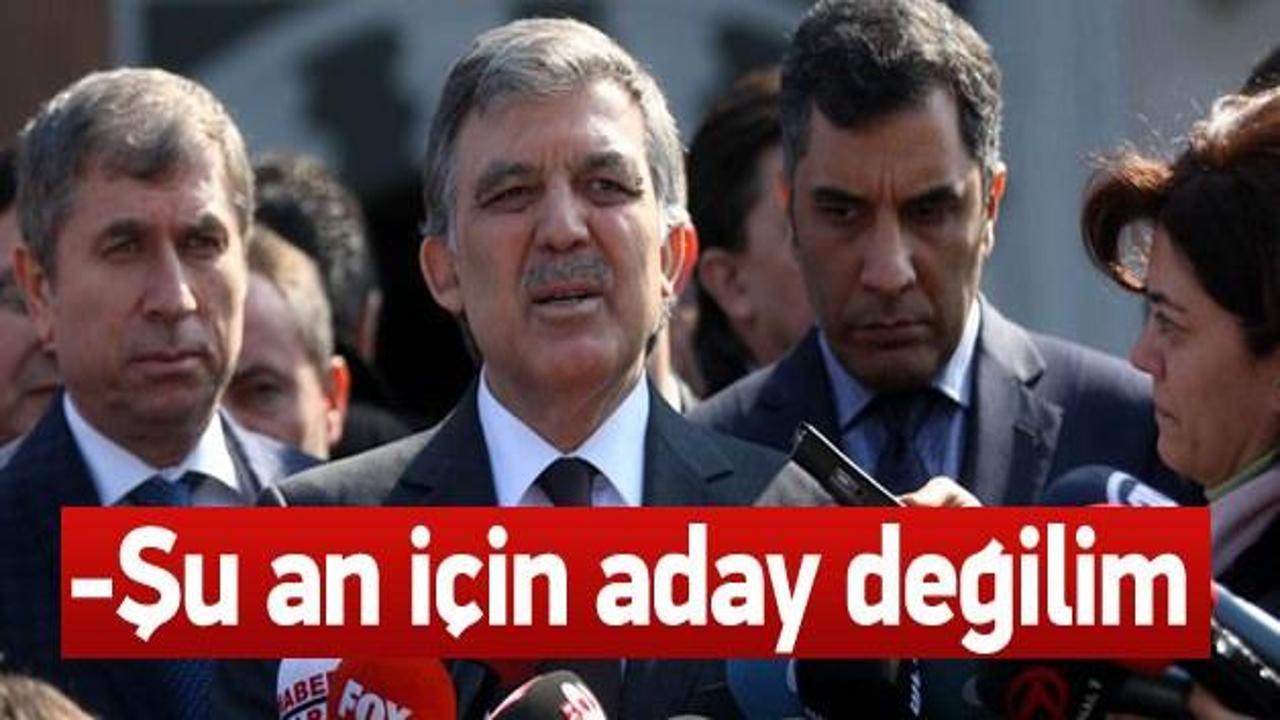 Abdullah Gül: Aktif siyasete dönmeyeceğim