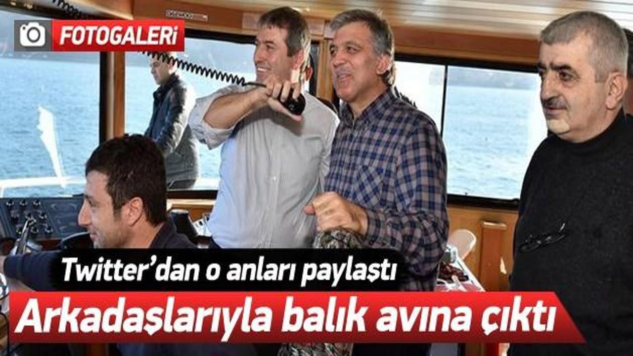 Abdullah Gül balık avına çıktı!