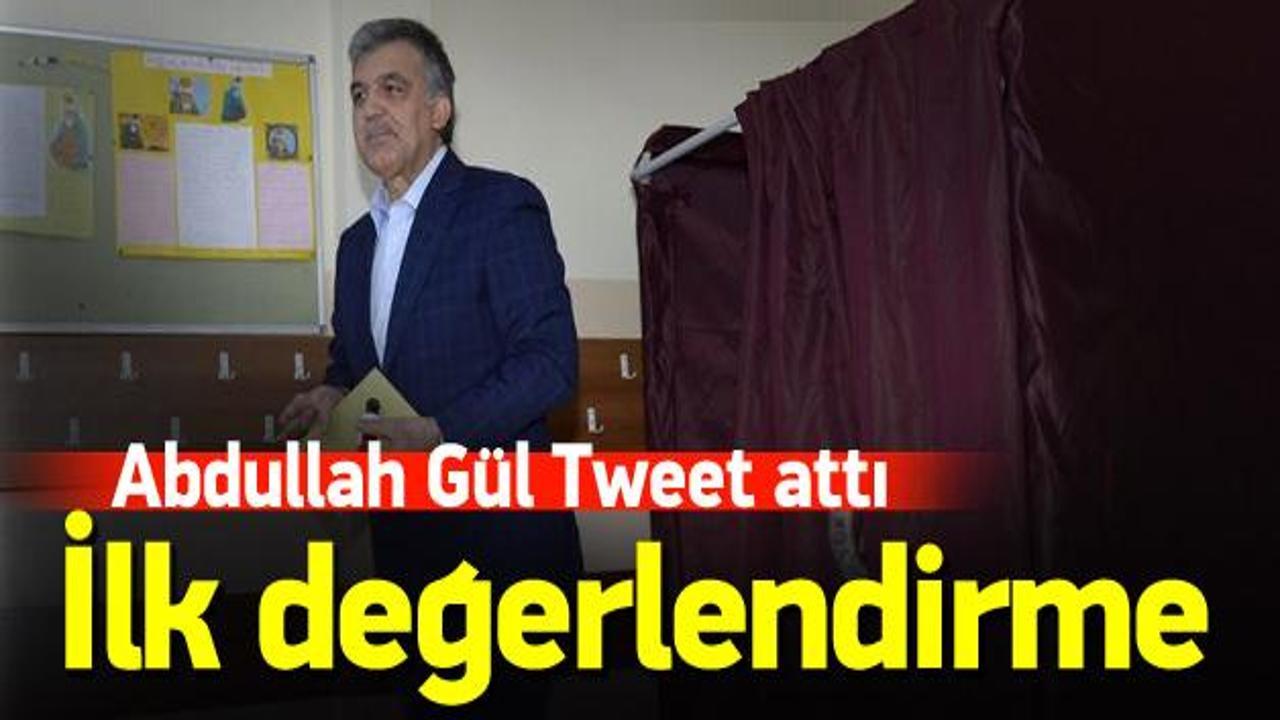 Abdullah Gül'den ilk seçim değerlendirmesi