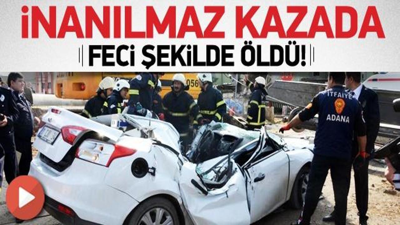 Adana'da korku filmi gibi kaza: 1 ölü
