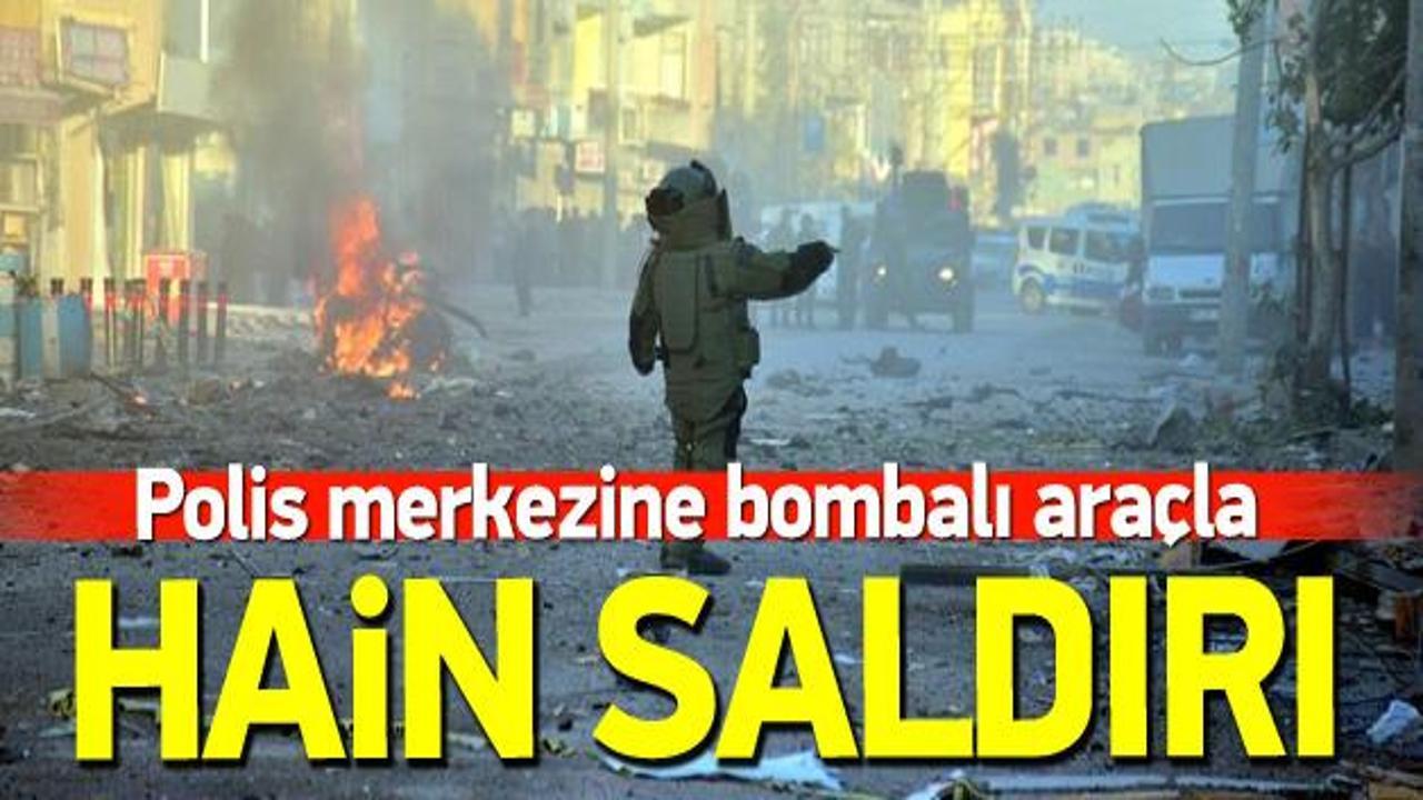 Adana'da polis merkezine bombalı araçla saldırı