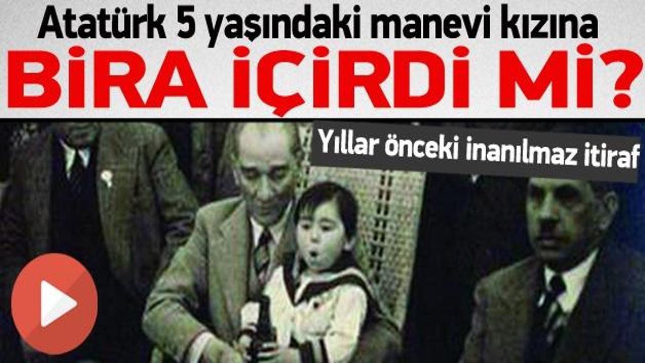 Adatepe'nin yıllar &ouml;nceki inanılmaz itirafı: Atat&uuml;rk bira i&ccedil;irdi