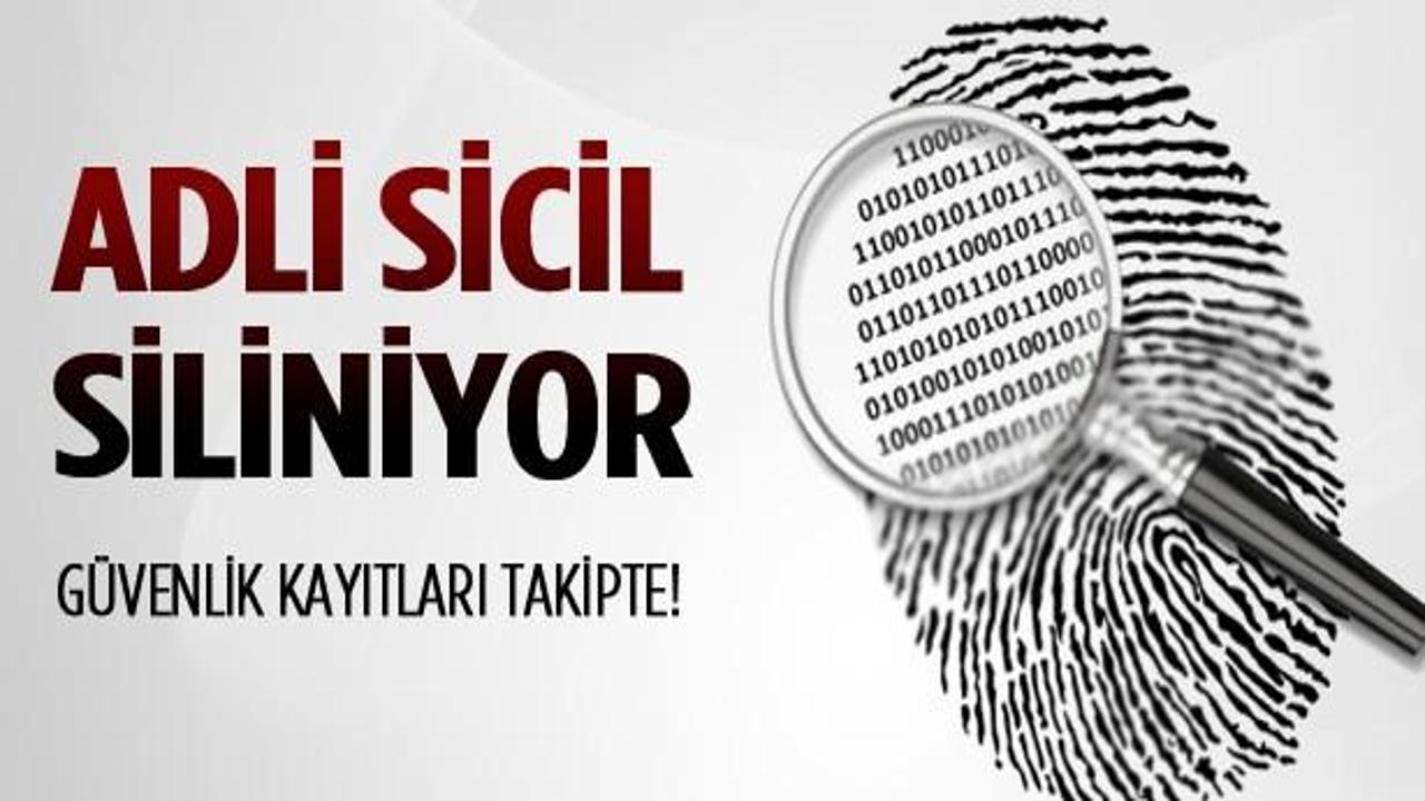 Adl&icirc; sicil siliniyor, g&uuml;venlik kayıtları takipte