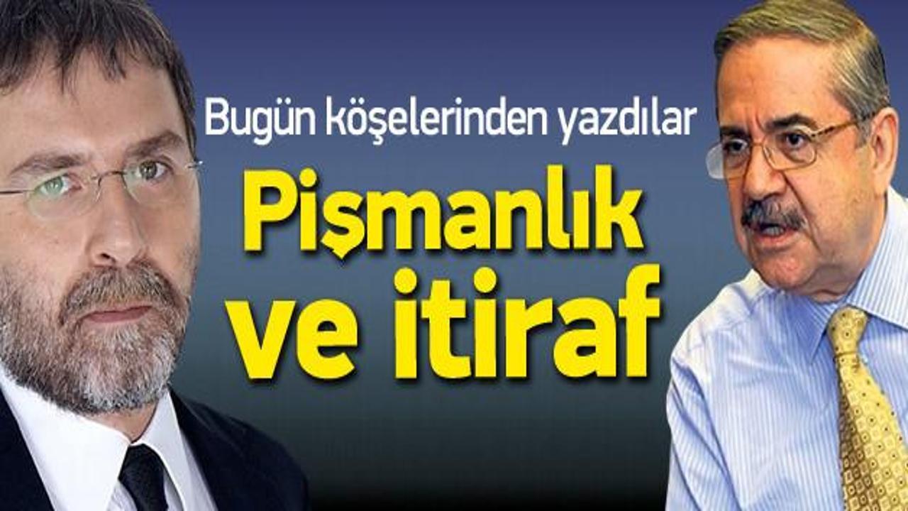 Ahmet Hakan ve Taha Akyol’dan itiraf