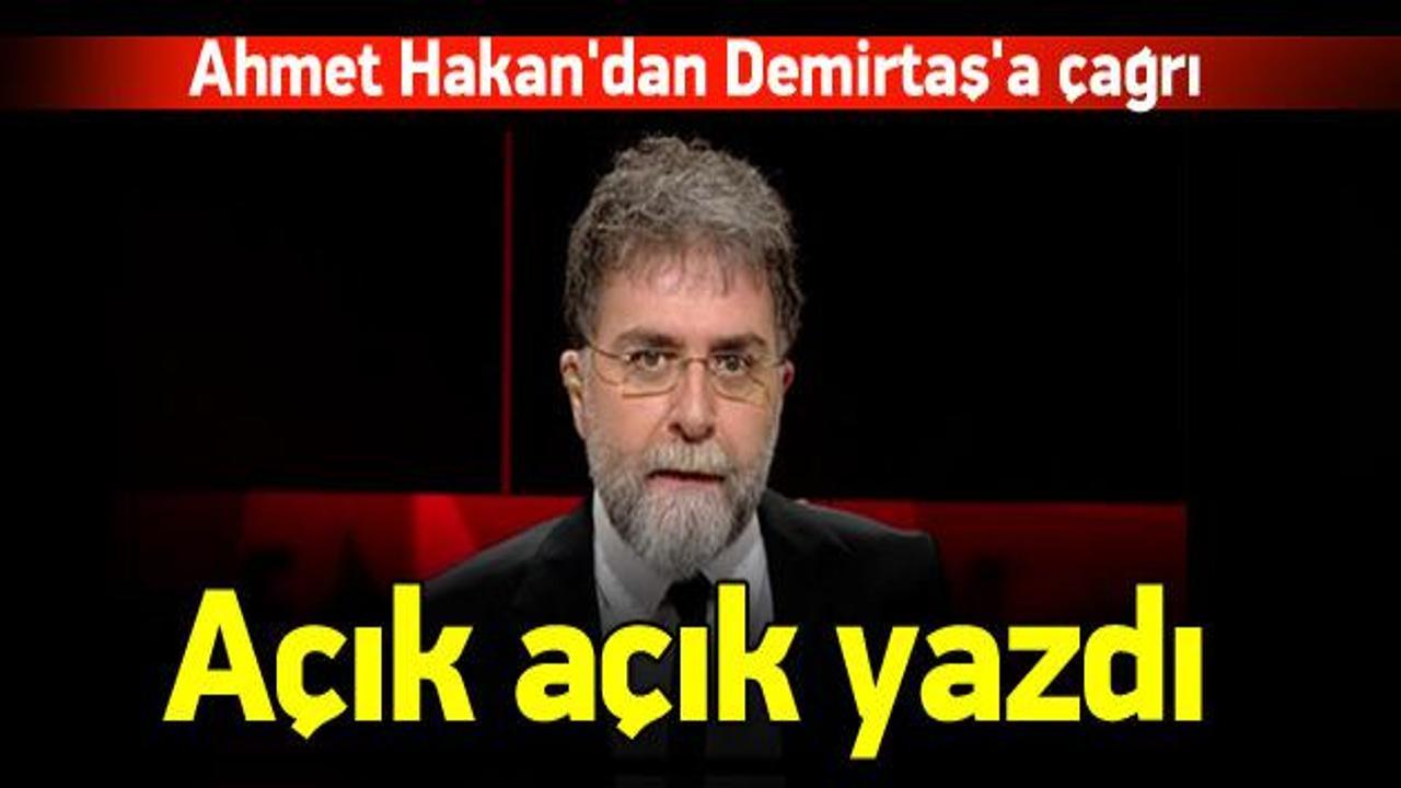 Ahmet Hakan'dan Demirtaş'a açık mektup