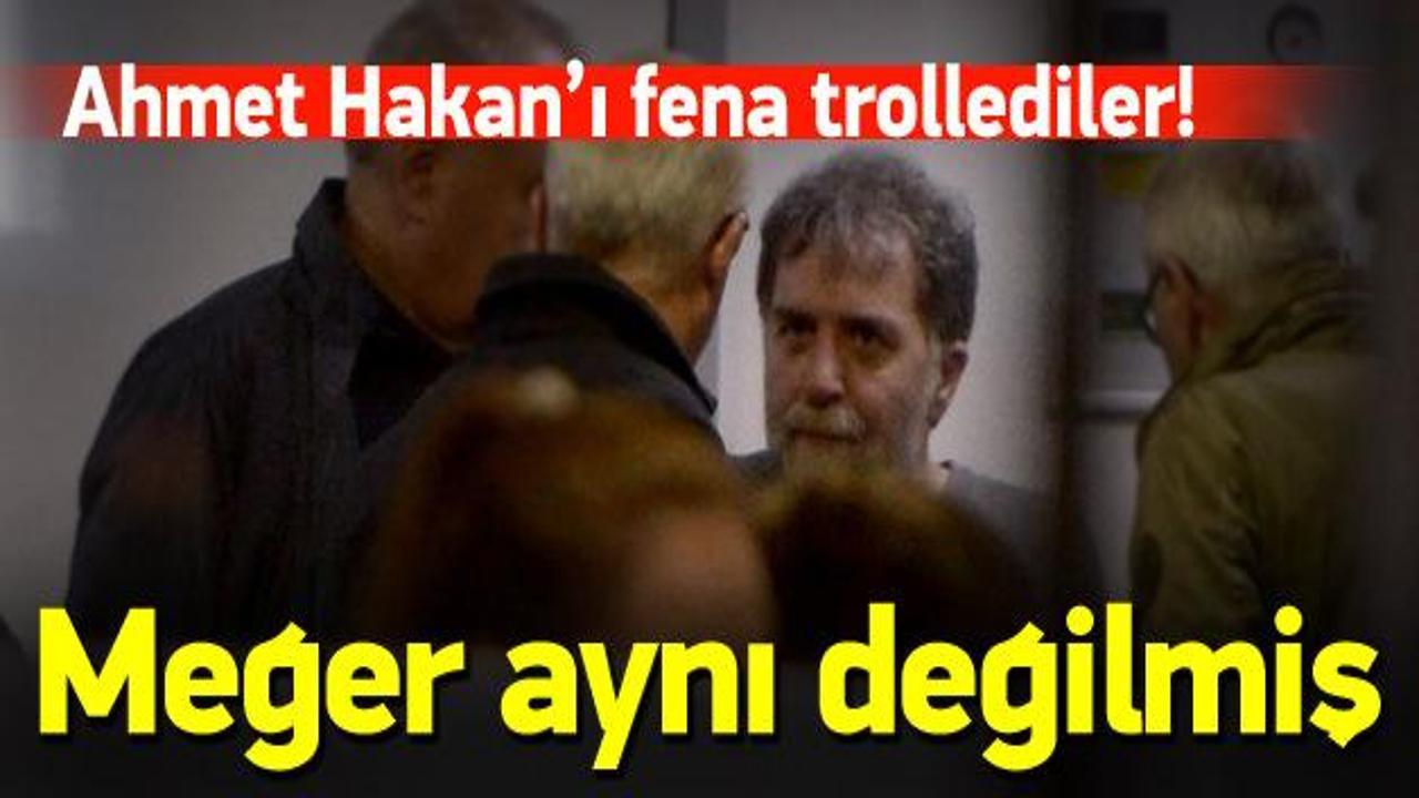 Ahmet Hakan'ı fena trollediler!