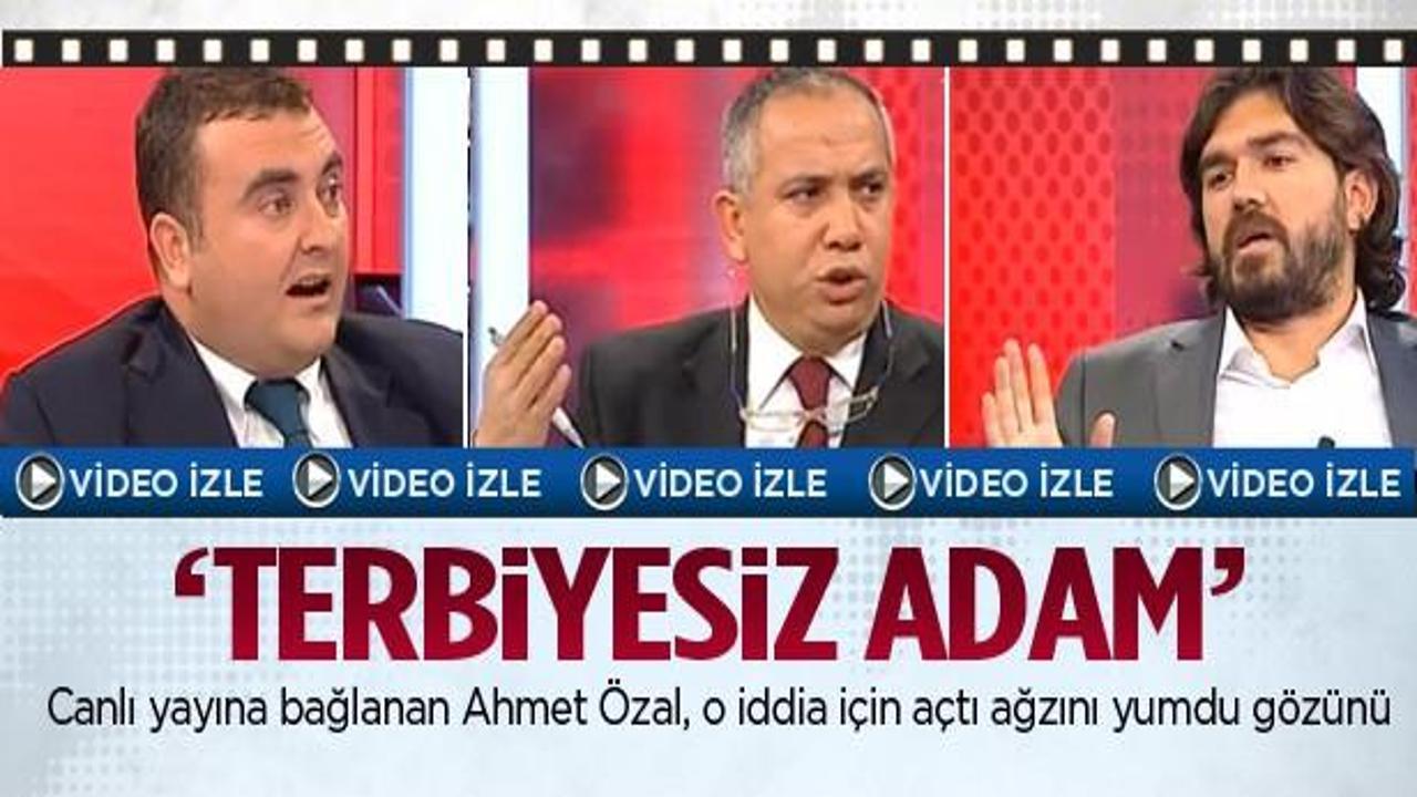 Ahmet &Ouml;zal &ccedil;ılgına d&ouml;nd&uuml;: Terbiyesizlik yapma! İZLE